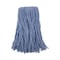 Unisan 1.25 in Cut-End Wet Mop, Blue, Cotton/Synthetic, PK12, UNS 2024B UNS 2024B - alternate 1
